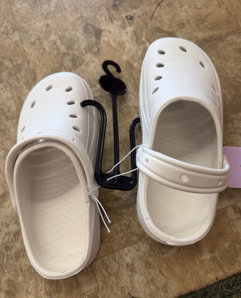 Kids White Comfort Slip-On Clogs